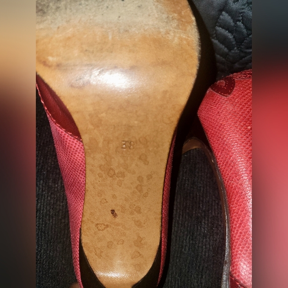 Christian Dior Vintage Snakeskin Heels - Picture 6 of 7